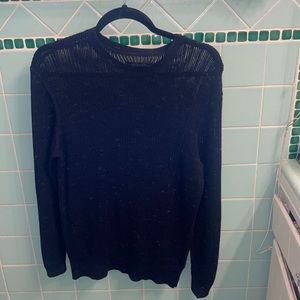 NWOT All Saints black knit sweater size XS